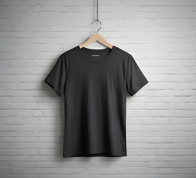 black-t-shirt-mockup-with-brick-background-ai-generate_865654-2803