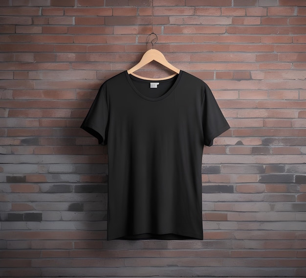 black-t-shirt-mockup-with-brick-background-ai-generate_865654-2810