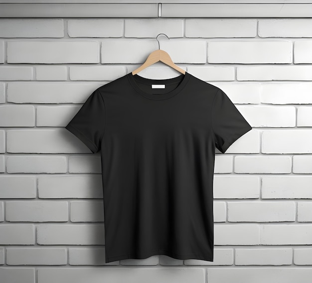 black-t-shirt-mockup-with-brick-background-ai-generate_865654-2823